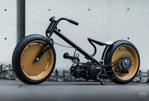 Keren! Modifikasi Skuter SYM Bergaya Hot Rod Paling Ekstrem dari Taiwan