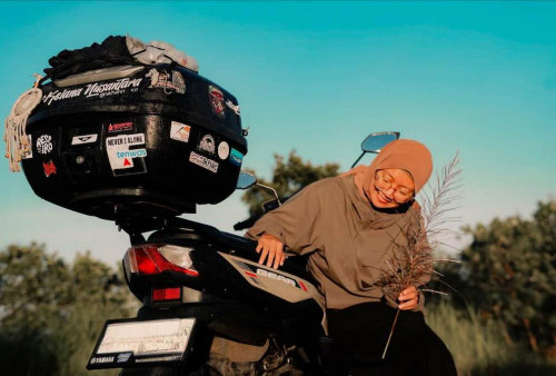 Touring 566 Km Tanpa Pegal, Wanita Ini Buktikan Ketangguhan Yamaha GEAR ULTIMA di Sulawesi