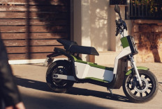 Skuter Listrik Premium NOOS dengan Desain Elegan yang Mengotak