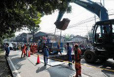 Jalan Raya Lenteng Agung Amblas Total, Pemprov DKI Jakarta Segera Lakukan Perbaikan