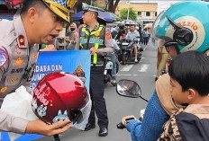 Operasi Patuh Lodaya 2026 di Bogor, Anak Sekolah Dapat Helm Gratis