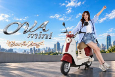 Yadea Ova Mini Meluncur, Skuter Listrik Compact Ini Bisa Tempuh hingga 50 Km