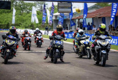 Performa Aerox Alpha di Yamalube Turbo Matic Drag Battle Pukau Ribuan Penonton Yamaha Cup Race 2025