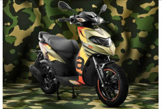 Aprilia Hadirkan SR 125 Tribute Edition, Skuter dengan Tampilan Militer