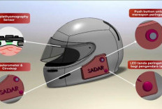 Mahasiswa ITB Ciptakan SADAR Helmet, Inovasi Helm Pintar Pendeteksi Microsleep