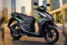 Kawasaki Luncurkan Skuter Matik Brusky 125 di Jakarta Fair 2026, Siap Menantang Dominasi Vario