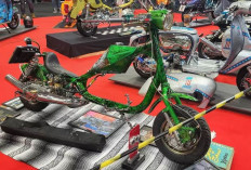 Skuter Klasik Lambretta SX200 Disulap Jadi Chopper Unik, Tampil Nyentrik dan Penuh Karakter