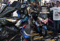 Modifikasi Yamaha XMAX Ini Jadi Juara Super MAXI di CustoMAXI 2026 Makassar