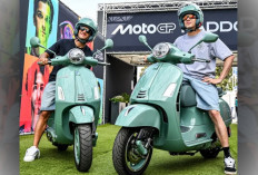 Pembalap Aprilia MotoGP Bezzecchi dan Jorge Martin Terlihat Berkeliling Santai dengan Vespa di Jerez Jelang Balapan