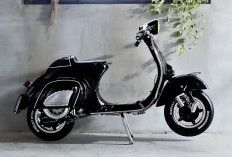 Vespa Klasik Berubah Menjadi Karya Seni Bergaya Cafe Racer Hasil Karya 2LOUD Custom