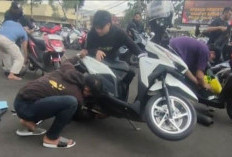 Tindakan Tegas Polres Cianjur, 400 Motor Knalpot Bising Dikandangkan Selama Libur Lebaran