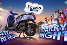 Resmi Meluncur, Intip Harga Terbaru Yamaha Fazzio Hybrid Special Edition Starry Night