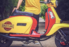 Modifikasi Skuter Tua Lambretta Pakai Mesin Yamaha, Jadi Makin Kencang!