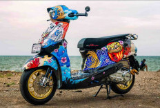 Auto Bikin Ngelirik! Modifikasi Yamaha Grand Filano Hybrid Konsep Japan Vibes dan Sporty Look