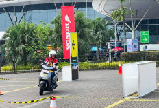 Antusias Pengunjung Tinggi, Ratusan Orang Ikuti Test Ride Motor Honda di GIIAS 2026