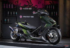 Inspirasi Modifikasi Motor Matik 125cc Bergaya Racing Look, Tampil Sporty ala Yamaha Cygnus