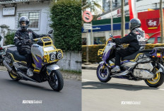 Modifikasi Yamaha XMAX Bergaya Dual Purpose Hasil Garapan Katros Garage yang Tetap Pertahankan Sasis Asli