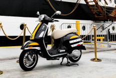 Vespa Luncurkan Skuter Edisi Khusus Amerigo Vespucci, Tampilkan Sentuhan Ikonik Kapal Legendaris Italia